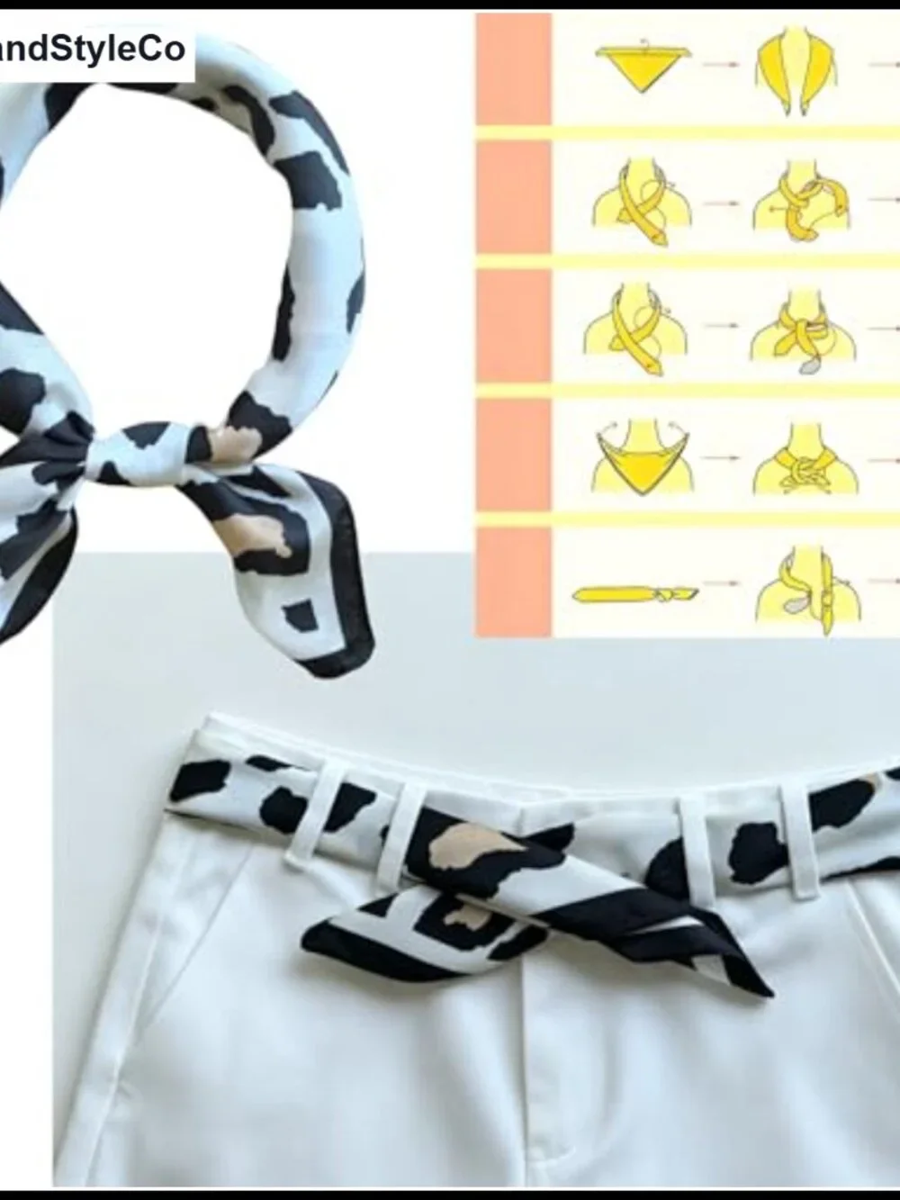 Silk Like Square Scarf for Women Men 27.5